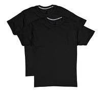 Hanes, maglietta da uomo, a maniche corte, con tecnologia X-temp Nero Medium