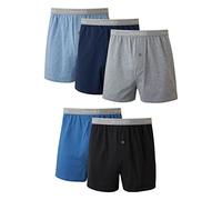 Hanes Men's 5-Pack Exposed Waistband Knit Boxers, Assorted, X-Large