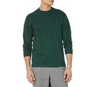 Hanes Men's Beefy Long Sleeve Shirt, Deep Forest, L