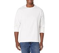 Hanes Men's Beefy Long Sleeve Shirt, White, L