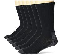 Hanes Men's Big and Tall Work Crew Socks X-Temp Lightweight Liner Socks, 6-Pair Pack (pack of 6)