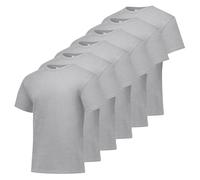 Hanes Men's ComfortSoft T-Shirt (Pack of 6), Light Steel, X-Large