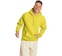 Hanes Mens Pullover EcoSmart Hooded Sweatshirt yellow X Large