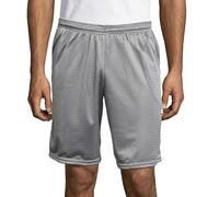 Hanes Men's Sport Mesh Pocket Short, Athletic Gray, Medium