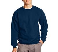 Hanes Mens Ultimate Cotton Heavyweight Navy Large
