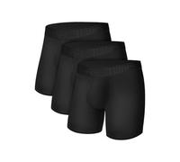 Hanes Men's Underwear Boxer Briefs & Trunks, Multi-Packs, Breathable Cool Lightweight, Viscose from Bamboo Supersoft, Black