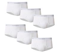 Hanes Men's White Tagless Briefs, 6 Pack, Large