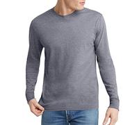 hanes Originals Men's Tri-Blend Long Sleeve T-Shirt, Athletic Navy PE Heather, XL Uomo