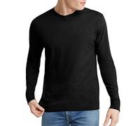 Hanes Originals Men's Tri-Blend Long Sleeve T-Shirt, Nero, XL Uomo