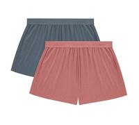 Hanes Originals - Confezione da 2 pantaloncini da pigiama da donna, abbigliamento da casa, 8,3 cm, L