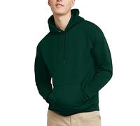 Hanes Pullover con Cappuccio in Pile Atletico da Uomo, Deep Forest, X-Large