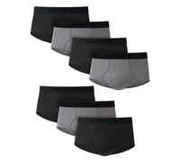 Hanes, Slip da uomo senza etichetta, biancheria intima morbida anti-umidità, senza etichetta, confezione da 7, Medium