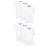 Hanes - Tagless® Bianco Uomo Girocollo Maniche Lunghe, White, Small