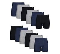 Hanes Tagless Boxer Briefs with Fabric-Covered Waistband-Multiple Packs Available Corti, Misto-Confezione da 12, XL Uomo