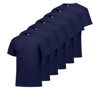Hanes Men's Comfortsoft T-Shirt (Pack of 6), Navy, Medium