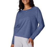 Hanes Ultimate - Confezione da 6 Magliette Classiche a Girocollo da Uomo, Blu Navy, L