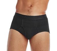 Hanes – Slip classici da uomo Ultimate – Nero/Grigio – Confezione da 8 – M