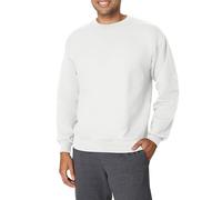 Hanes Ultimate Cotton - Felpa Girocollo da Uomo - Bianco - Medium