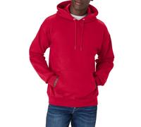 Hanes Ultimate Cotton® - Pullover in felpa con cappucio da adulti. Deep Red XXL