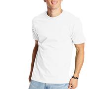 Hanes Cotone di Alta qualità Felpa con Cappuccio, Bianco, XXL Uomo