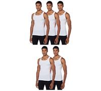 Hanes Ultimate Men's 5-Pack ComfortBlend Tank with FreshIQ, White, X-Large