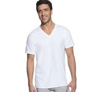 Hanes Ultimate Mens 6 Pack FreshIQ V-Neck Tee Bianco X-Large