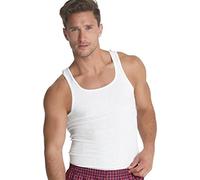 Hanes Ultimate Men's 7-Pack FreshIQ Tank, White, Medium