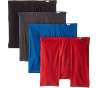 Hanes Uomo 4-Pezzi Boxer Briefs Comfortsoft Taglie Estese