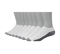 Hanes Uomo Controllo degli odori, Ultimate-Confezione, Ultra ammortizzanti, FreshIQ, antiodore, con Calzini a Taglio Basso, Colore, Bianco, 8 Paia, Unica (Pacco da 8)