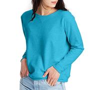 Hanes Women's Sweatshirt, Bold Blue Heather, 2X Large