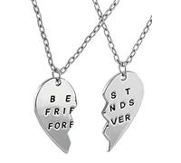 Hanessa collana da donna con ciondolo a cuore divisibile, Lega, colore: Silber 2, cod. B18