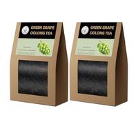 HANFANGLING Tè Oolong All'uva, 2 Pezzi, Naturale in Foglie, Stimola il Metabolismo, Allevia la Fatica, l'Ansia e lo Stress, Migliora la Circolazione Sanguigna