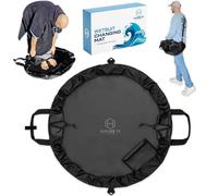 Hang 11 Borsa fasciatoio per muta, tappetino da surf con tracolla, borsa per muta impermeabile, mantiene puliti la muta umida e l'auto, accessori per surf, regali per surf (nero)