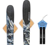 Hang 11 Supporto da parete per sci - Appendini da parete per sci, espositori, appendiabiti minimalisti in legno duro, supporti decorativi da appendere, rack verticale per garage, mostra il tuo