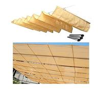Hang Down Wave Shade Cover, Pergola Retrattile per Esterni Copertura Parasole, Pergola con Tetto Retrattile, Copertura per Esterni Wave Wire Wave, Tenda da Sole da Giardino, W1*L5m/W3.28*L16.41ft
