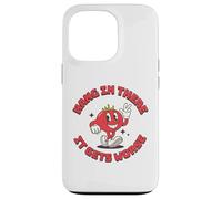 Hang In There It Gets Worse Divertente Retro Culinary School Custodia per iPhone 13 Pro