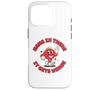 Hang In There It Gets Worse Divertente Retro Culinary School Custodia per iPhone 16 Pro