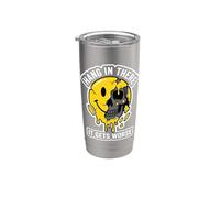 Hang In There It Peggiora Cranio Scioglimento Bicchiere termico in acciaio inox doppia parete