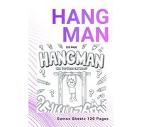 Hang Man Puzzles: Hangman Game For Kids, Hangman Paper And Activity Book