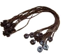 Hang Tag String 1000pcs Pulsante Rotondo Etichette Indumenti Appendere Stringa di Plastica Snap Lock Pin Loop Fastener Gancio Legami Tablet Tag Corda