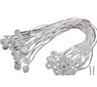 Hang Tag String 1000pcs Pulsante Rotondo Etichette Indumenti Appendere Stringa di Plastica Snap Lock Pin Loop Fastener Gancio Legami Tablet Tag Corda