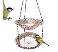 Hangable Bird Bath Feeder For Wild Birds Garden Porch And Balcony