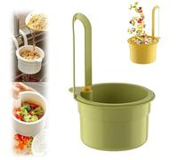 Hangable Kitchen Sink Drain, Hangable Sink Strainer Basket, 2025 Self-Cleaning Kitchen Sinks Food Waste Catcher, Press Automatic Dumping Kitchens Draining Baske Efficient Catcher (Green)