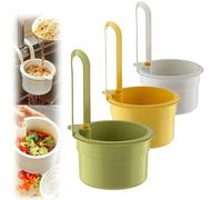 Hangable Kitchen Sink Drain, Hangable Sink Strainer Basket, 2025 Self-Cleaning Kitchen Sinks Food Waste Catcher, Press Automatic Dumping Kitchens Draining Baske Efficient Catcher (MIX*3)