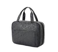 Hangable Toiletry Pouch, 4 Compartments Travel Toiletry Organizer, Waterproof Toiletry Storage Bag, Portable Shampoo Conditioner Bag, Toiletry Organizer With Hook, Cosmetic Travel Container