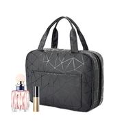 Hangable Toiletry Pouch, 4 Compartments Travel Toiletry Organizer with Hook, Waterproof Portable Storage Bags for Shampoo Conditioner, Cosmetic Organizer for Travel Accessories
