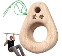 Hangboard Arrampicata su roccia, Hangboard da arrampicata su roccia | Allenatore compatto per le dita Hangboard portatile per arrampicata su roccia, trazioni in legno, rinforzante a mano in legno