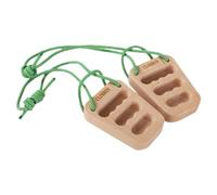 Hangboard Climber - Hangboard Portatile | Tasto di Arrampicata 2 Tavole sospese da Arrampicata di Tasti in Legno (per l'allenamento delle Dita), Blocco di Sospensione per arrampicatore