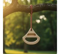 Hangboard con Corda Portatile Fingerboard in Legno Liscio per Riscaldamento