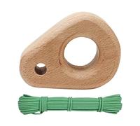 Hangboard da arrampicata - 4,5 x 7,9 x 3,5 cm, con anelli per arrampicata | Climbin Board, attrezzatura da palestra leggera per principianti professionisti adulti donne uomini